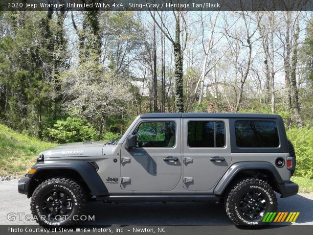 2020 Jeep Wrangler Unlimited Willys 4x4 in Sting-Gray