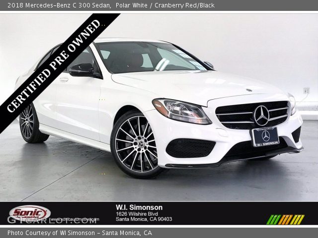 2018 Mercedes-Benz C 300 Sedan in Polar White