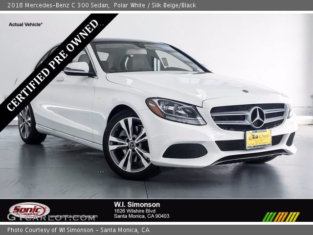 2018 Mercedes-Benz C 300 Sedan in Polar White
