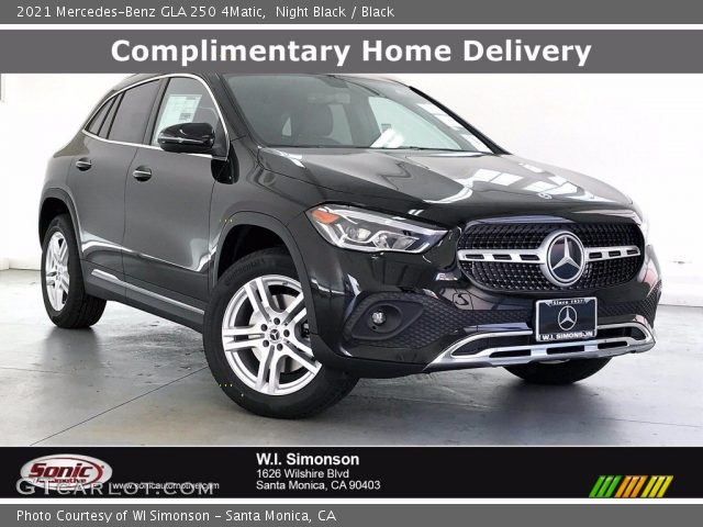 2021 Mercedes-Benz GLA 250 4Matic in Night Black