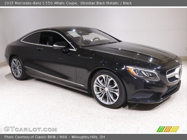 2015 Mercedes-Benz S 550 4Matic Coupe in Obsidian Black Metallic