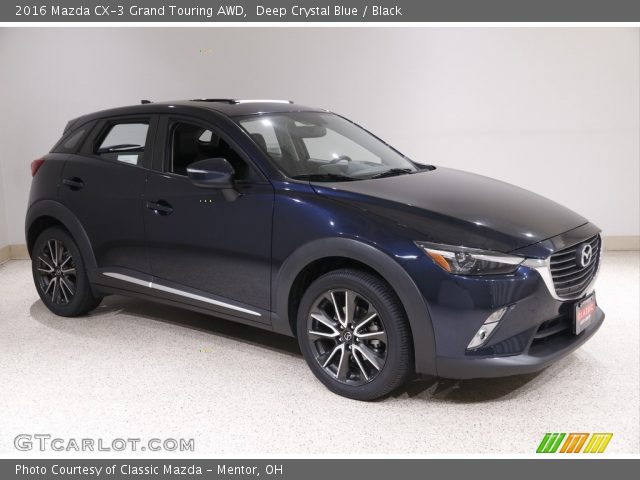2016 Mazda CX-3 Grand Touring AWD in Deep Crystal Blue