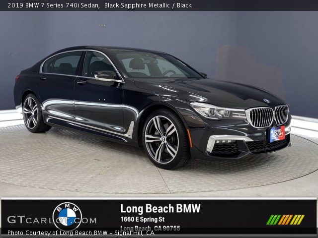 2019 BMW 7 Series 740i Sedan in Black Sapphire Metallic