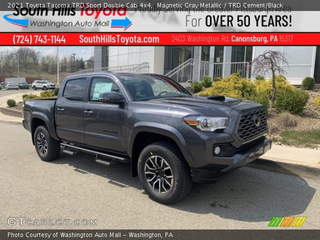 2021 Toyota Tacoma TRD Sport Double Cab 4x4 in Magnetic Gray Metallic