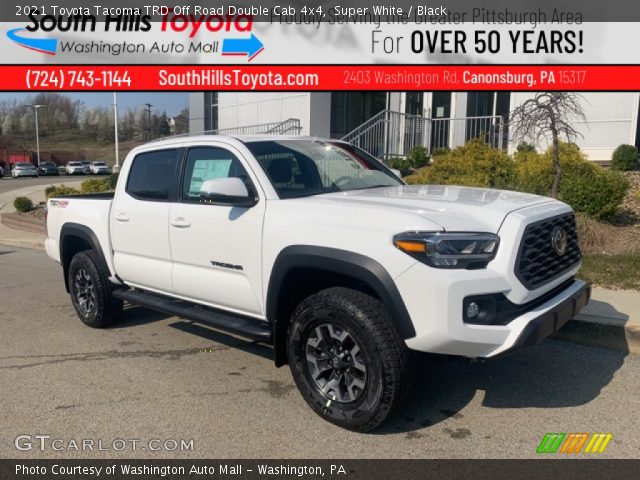 2021 Toyota Tacoma TRD Off Road Double Cab 4x4 in Super White