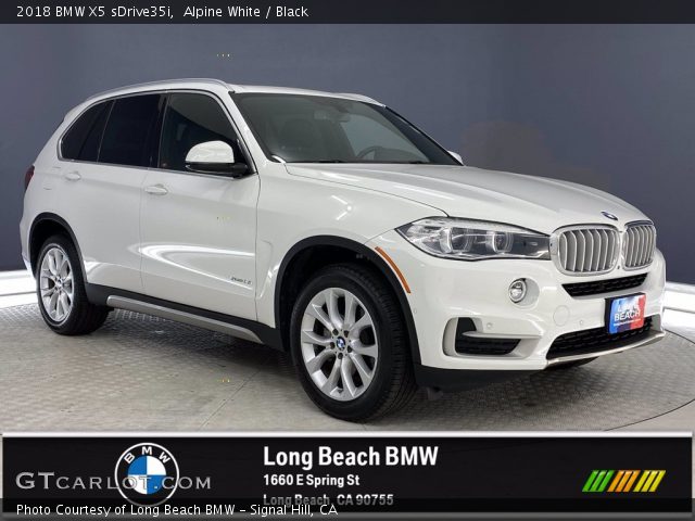 2018 BMW X5 sDrive35i in Alpine White