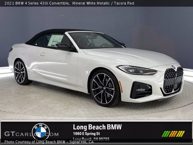 2021 BMW 4 Series 430i Convertible in Mineral White Metallic