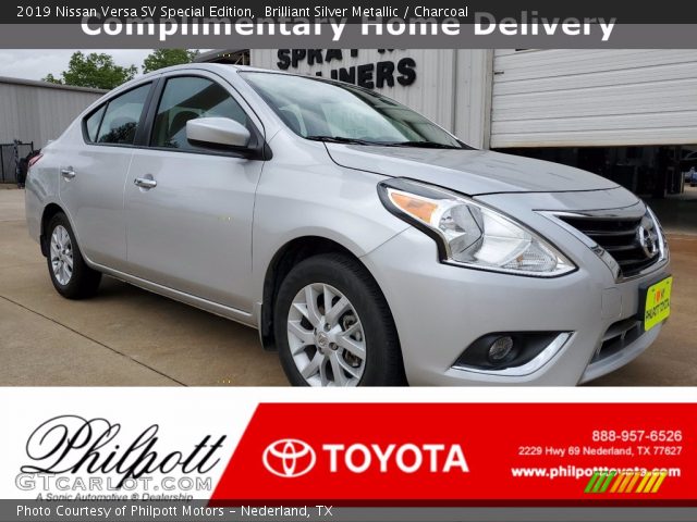 2019 Nissan Versa SV Special Edition in Brilliant Silver Metallic