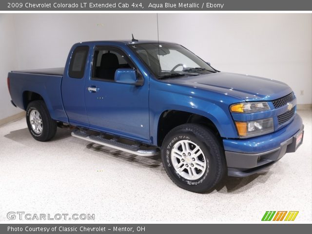 2009 Chevrolet Colorado LT Extended Cab 4x4 in Aqua Blue Metallic