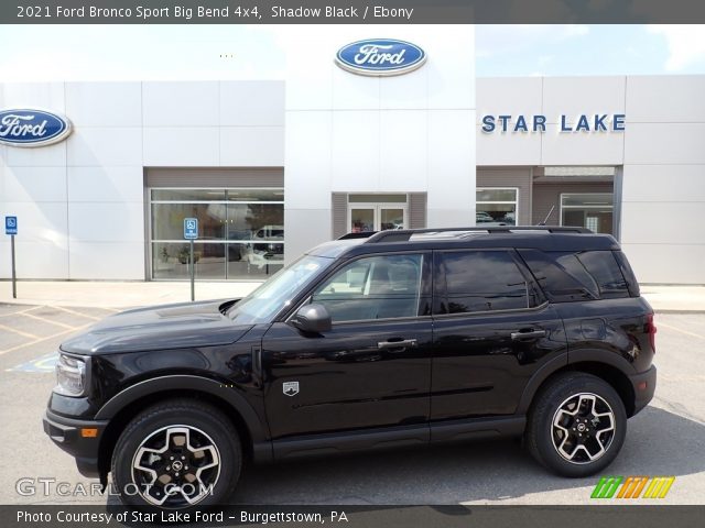 2021 Ford Bronco Sport Big Bend 4x4 in Shadow Black