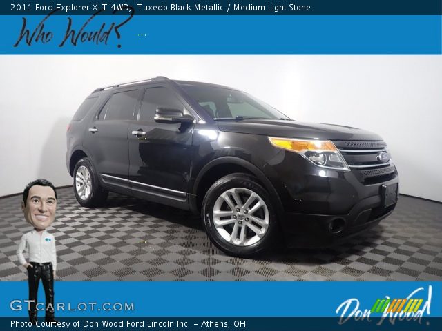 2011 Ford Explorer XLT 4WD in Tuxedo Black Metallic
