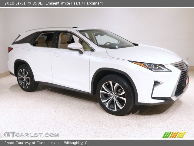 2018 Lexus RX 350L in Eminent White Pearl