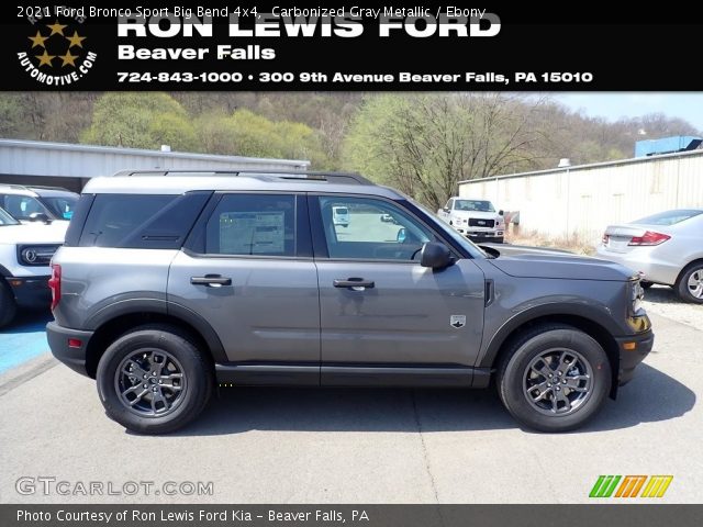2021 Ford Bronco Sport Big Bend 4x4 in Carbonized Gray Metallic