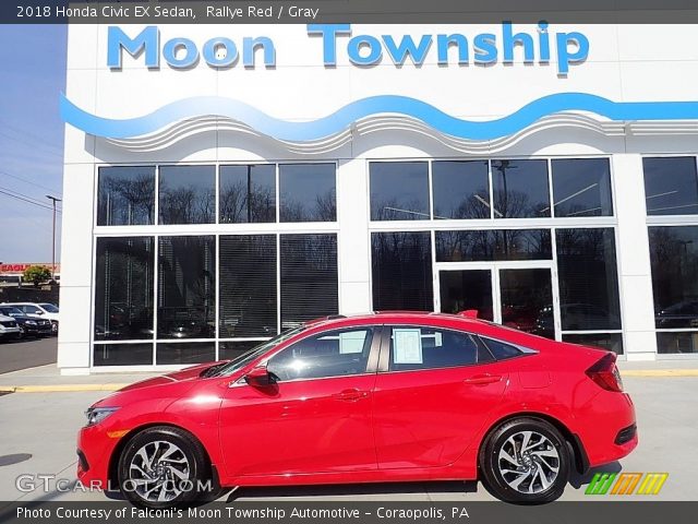 2018 Honda Civic EX Sedan in Rallye Red