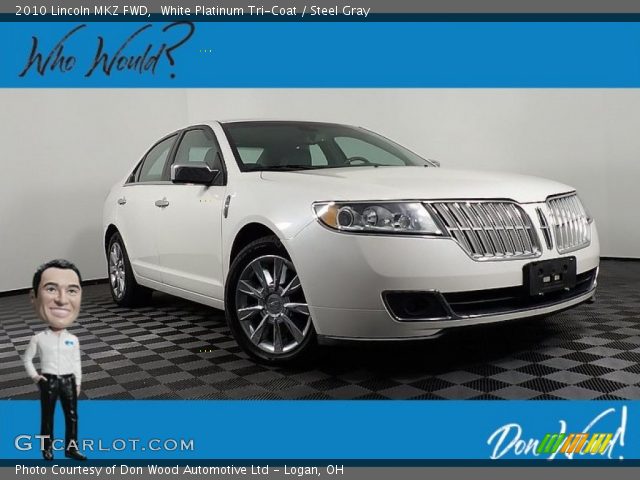 2010 Lincoln MKZ FWD in White Platinum Tri-Coat