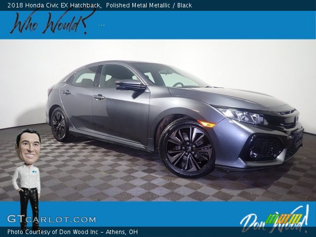 2018 Honda Civic EX Hatchback in Polished Metal Metallic
