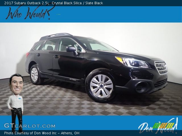 2017 Subaru Outback 2.5i in Crystal Black Silica