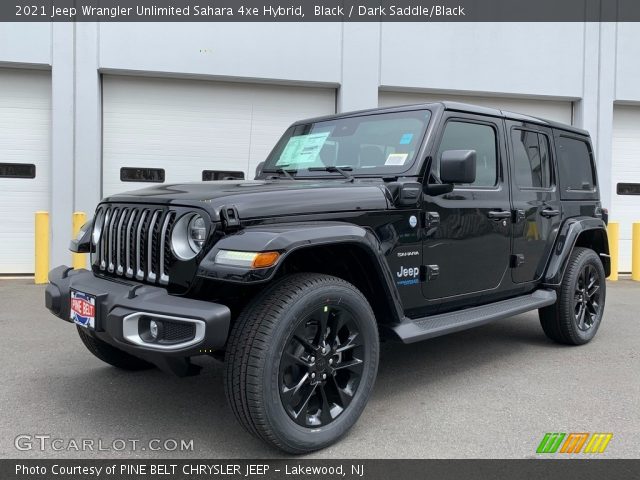 2021 Jeep Wrangler Unlimited Sahara 4xe Hybrid in Black