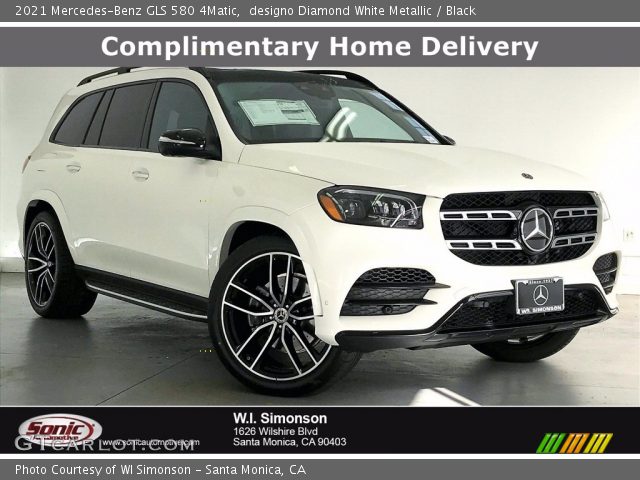 2021 Mercedes-Benz GLS 580 4Matic in designo Diamond White Metallic
