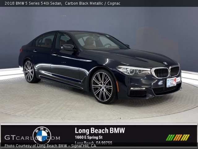 2018 BMW 5 Series 540i Sedan in Carbon Black Metallic