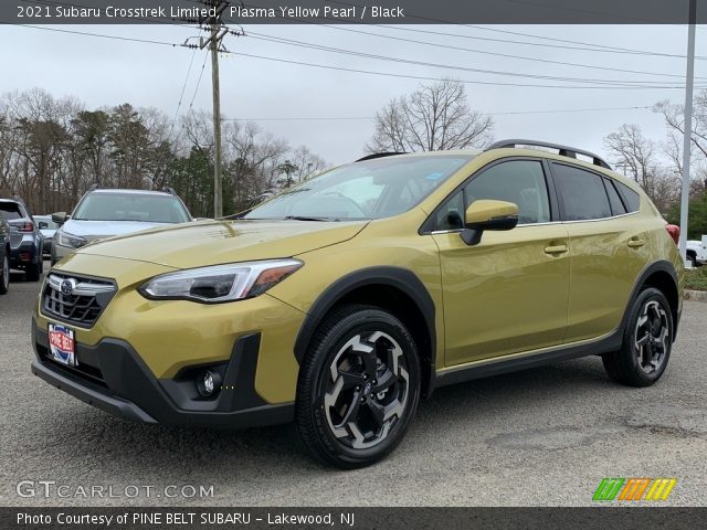 2021 Subaru Crosstrek Limited in Plasma Yellow Pearl