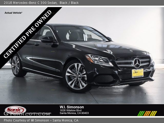 2018 Mercedes-Benz C 300 Sedan in Black
