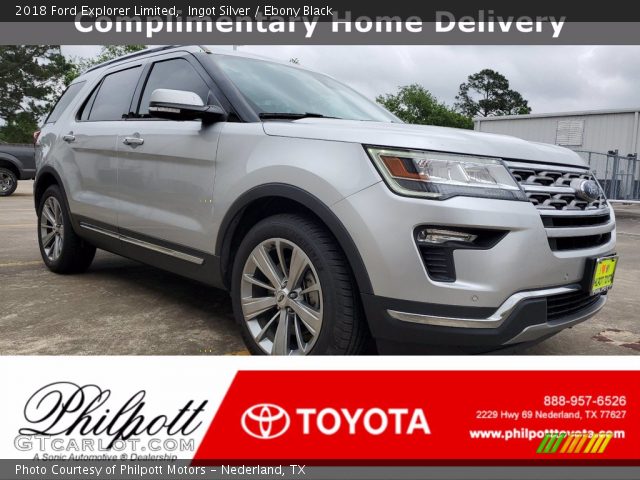 2018 Ford Explorer Limited in Ingot Silver