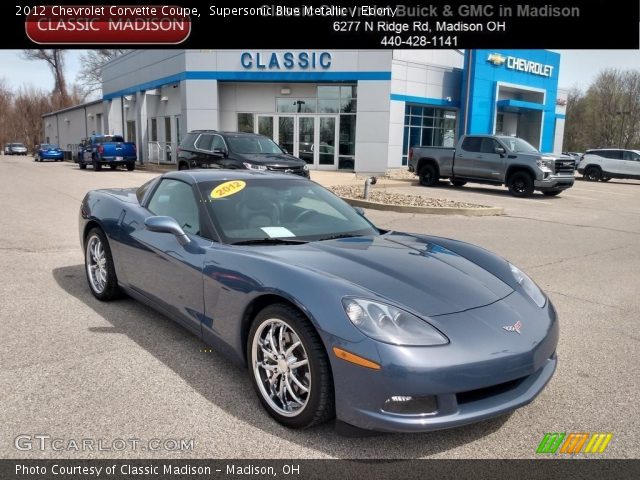 2012 Chevrolet Corvette Coupe in Supersonic Blue Metallic