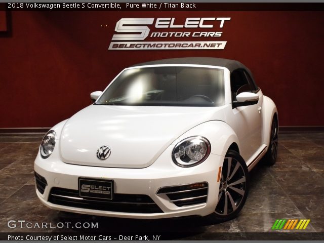 2018 Volkswagen Beetle S Convertible in Pure White