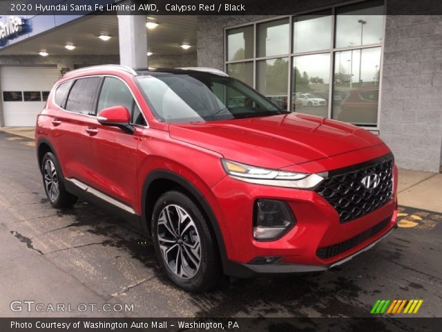 2020 Hyundai Santa Fe Limited AWD in Calypso Red