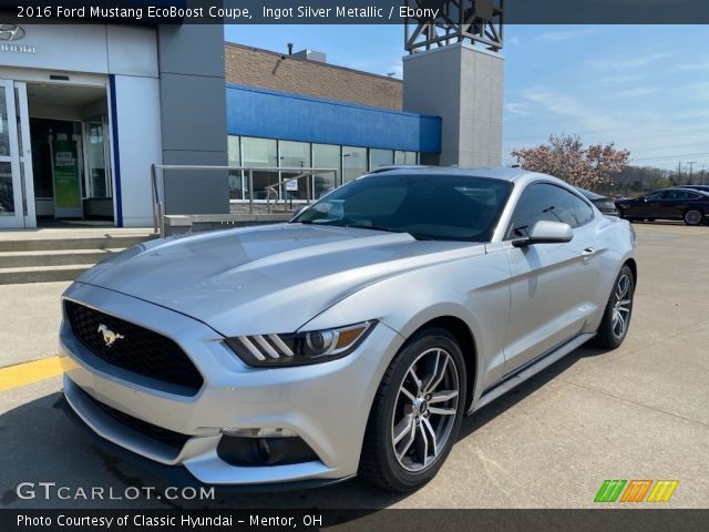 2016 Ford Mustang EcoBoost Coupe in Ingot Silver Metallic