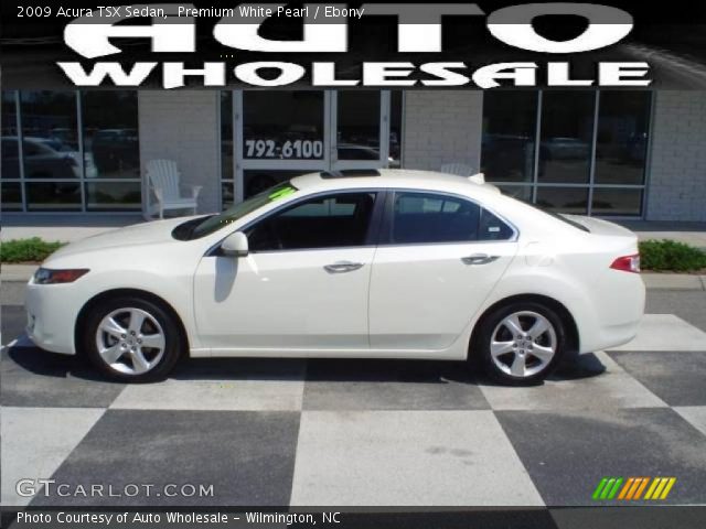 2009 Acura TSX Sedan in Premium White Pearl