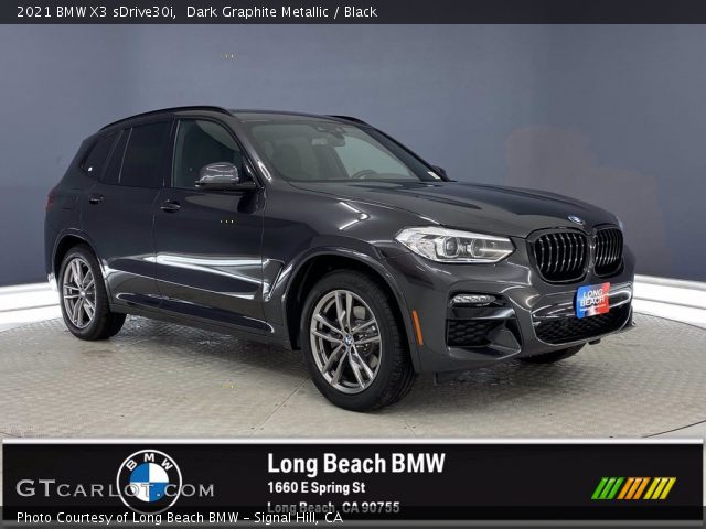 2021 BMW X3 sDrive30i in Dark Graphite Metallic