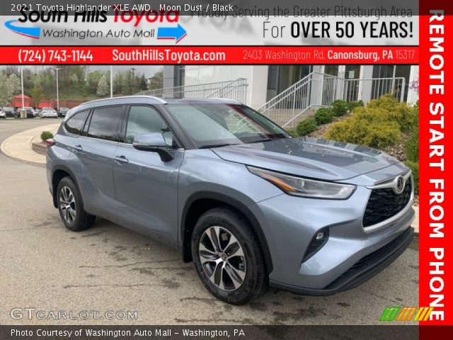 2021 Toyota Highlander XLE AWD in Moon Dust