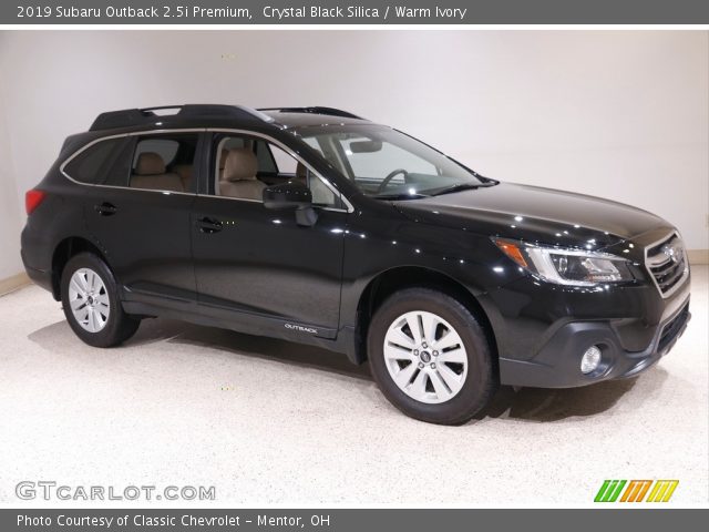 2019 Subaru Outback 2.5i Premium in Crystal Black Silica