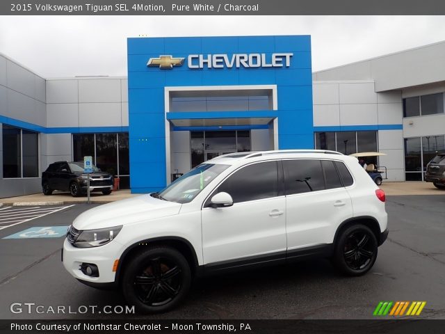 2015 Volkswagen Tiguan SEL 4Motion in Pure White