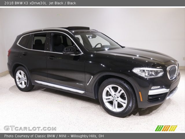 2018 BMW X3 xDrive30i in Jet Black