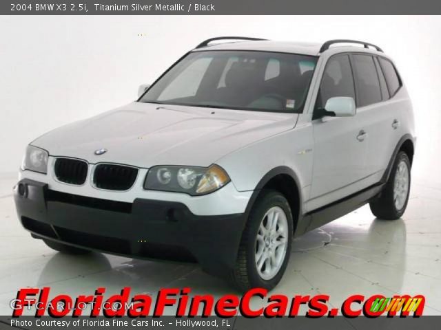2004 BMW X3 2.5i in Titanium Silver Metallic