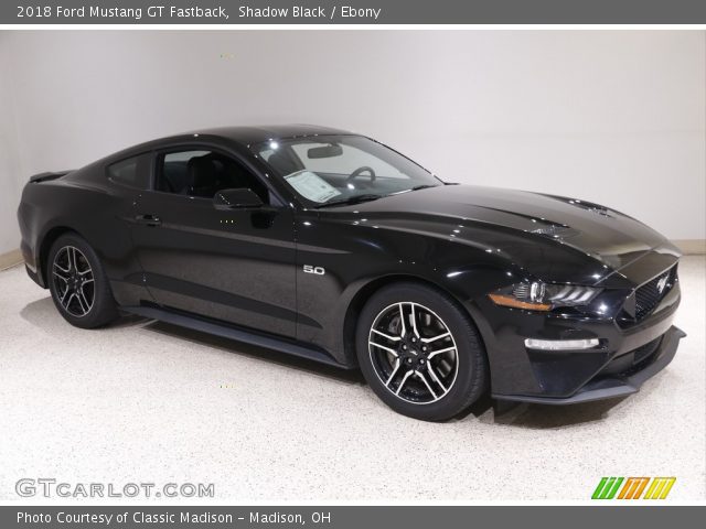 2018 Ford Mustang GT Fastback in Shadow Black