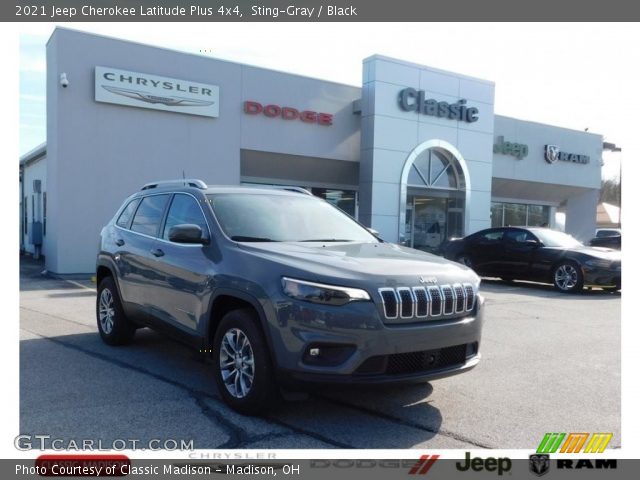 2021 Jeep Cherokee Latitude Plus 4x4 in Sting-Gray