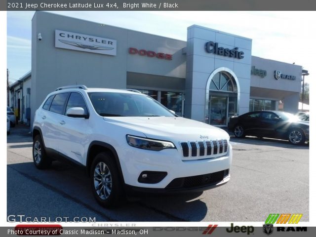 2021 Jeep Cherokee Latitude Lux 4x4 in Bright White