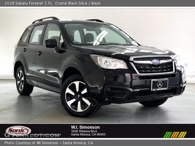 2018 Subaru Forester 2.5i in Crystal Black Silica