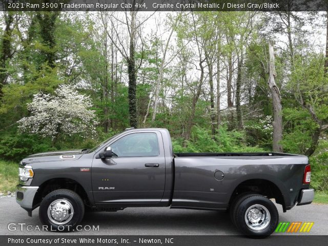 2021 Ram 3500 Tradesman Regular Cab 4x4 in Granite Crystal Metallic