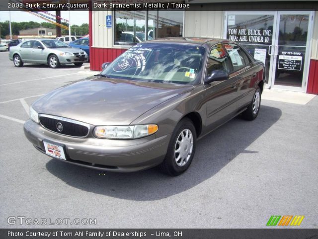 2003 Buick Century Custom in Dark Bronzemist Metallic