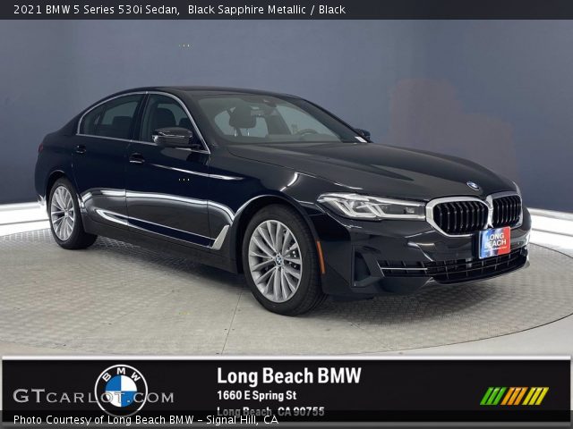 2021 BMW 5 Series 530i Sedan in Black Sapphire Metallic