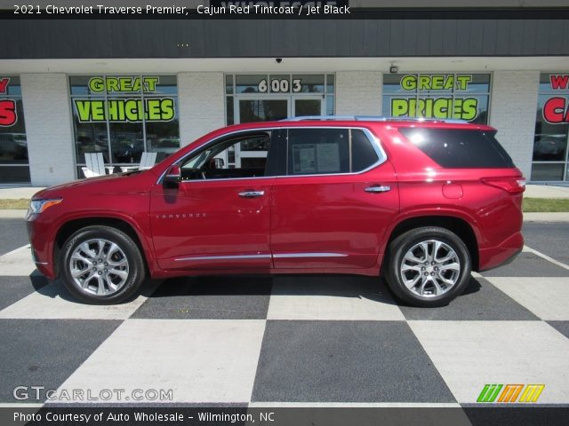 2021 Chevrolet Traverse Premier in Cajun Red Tintcoat