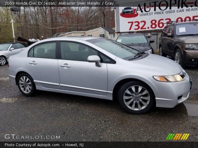 2009 Honda Civic EX Sedan in Alabaster Silver Metallic