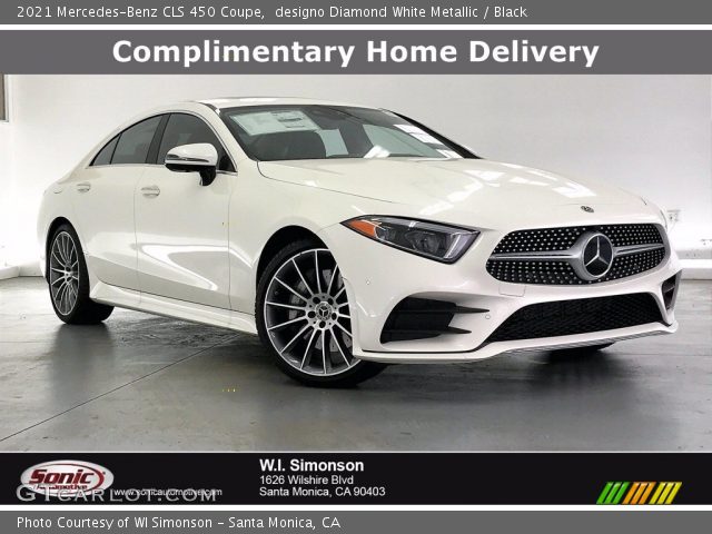 2021 Mercedes-Benz CLS 450 Coupe in designo Diamond White Metallic