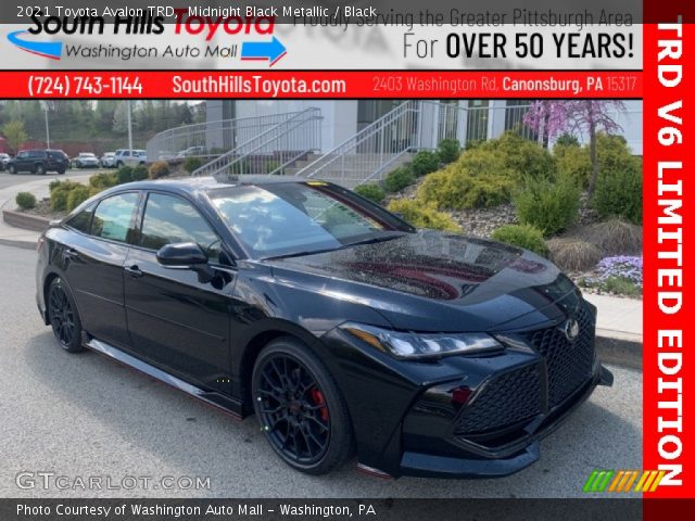 2021 Toyota Avalon TRD in Midnight Black Metallic