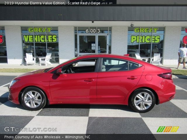 2019 Hyundai Elantra Value Edition in Scarlet Red